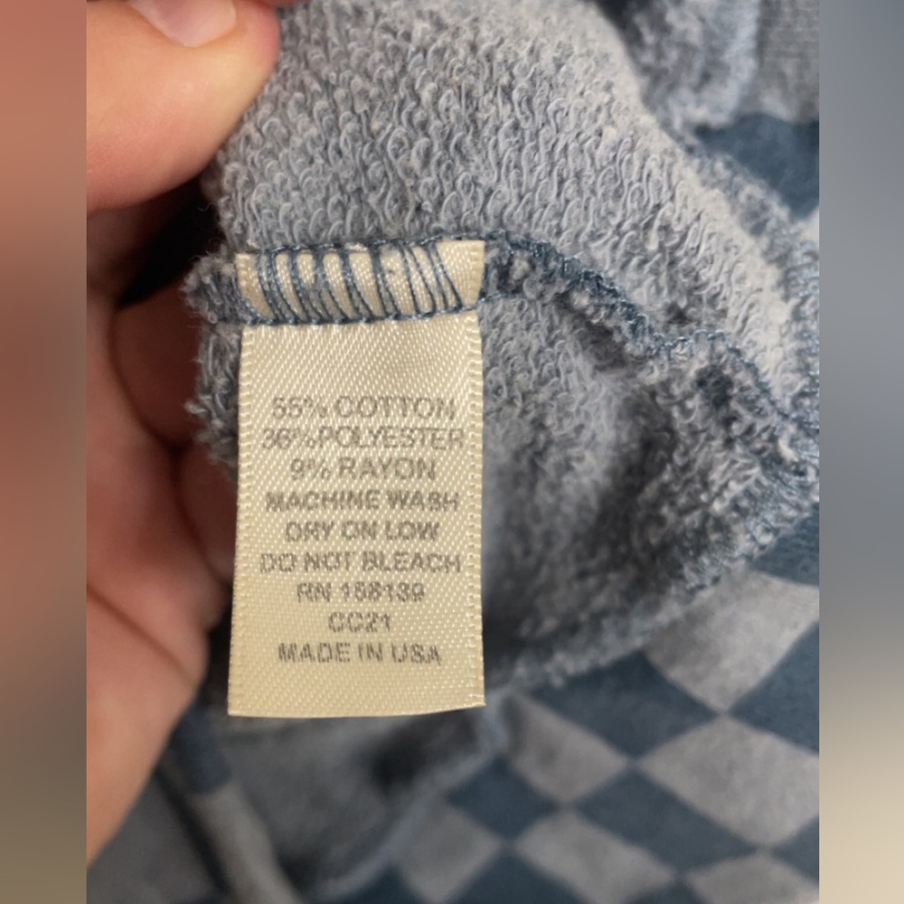 Childhoods Blue Checkered Hooded Pullover - Picture 4 of 7